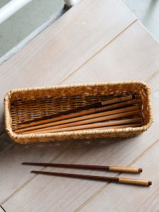 KENS | Kitchen Storage Box Spice Jars and Cutlery Holder Rattan Imitation
