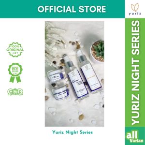 Yuriz Night Series | Penyamar Noda Hitam Meratakan Warna Kulit Wajah Calming Whitening