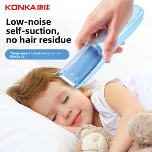 MONLEYTA | German Baby Hair Clipper Ultra Low Noise Automatic Hair Trimming Tool For Newborn Children Hair Cutting Machine