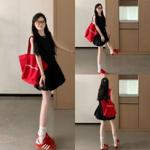 XIANYIJIAO | Puffy Flared A-Line High-Waist Petite Slimming Shorts Skirt