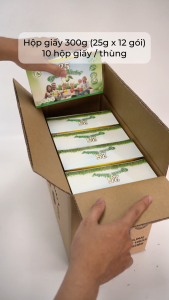 Combo 10 Hộp Sữa Hạt Ngũ Cốc 25 Green Nutri Hộp 300gr (12 Gói)