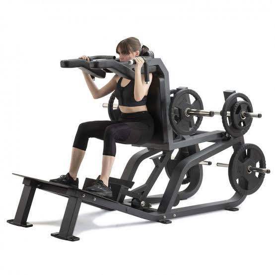 Hack Squat Machine, Plate Loaded V Squat Machine with Band Pegs, Lower Body  Special Leg Machine fit 2” Plate, 1000 Pounds Capacity Calf Raise Machine 