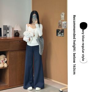 NIANDAIJINGDIAN | Bell Bottom High Waist Slimming Sport Pants