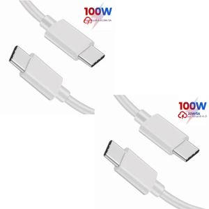 Cáp Sạc Nhanh PD100W USB C Sang Type C Cho Xiaomi Samsung Huawei MacBook iPad Dây Sạc Điện Thoại 5A Chất Liệu Bện