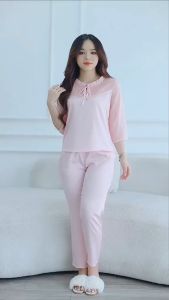 (Bunnysky) Đồ bộ mặc nhà nữ đồ bộ thiết kế cao cấp mặc lên siêu sang chảnh