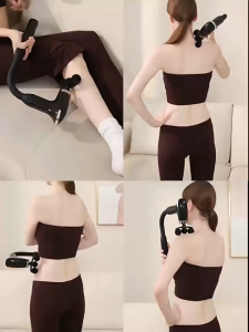 SG🔥NEW Massage Gun Portable Fascia Gun Large Capacity Battery Deep Muscle Massage Hammer Long Battery Life