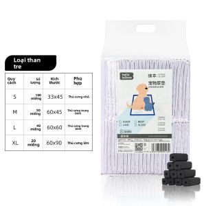 HELLOLEIBOO | Tấm Thấm Hút Nước Tiểu Chó Con Khử Mùi 100 chiếc