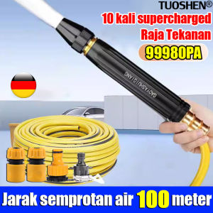 jangkauan 100 meter TUOSHEN Semprotan Air Kuningan 360° Dapat Disesuaikan Tekanan Tinggi Sprinkler Konektor Selang Sprinkler Cuci Mobil Motor Rumput Taman Sprinkler Pistol Air Nozzle Gun(SEMPROTAN AIR NOZZLE Semprot Pistol Air NOZZLE SPRAY STEAM)