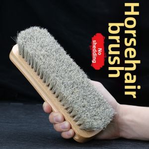 Jiaxun | Large Polishing Soft Horsehair Brush for Suede Shoes