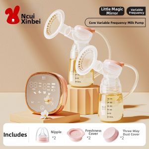 Bilateral Frequency Adjustment Automatic Breast Pump with Vibration Massage