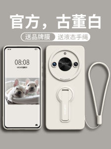 Honor X50 GT X70 X60 pro X40 GT X30 Liquid Silicone Protective Phone Case with Stand Full Cover Womens Style Durable Eco-Friendly