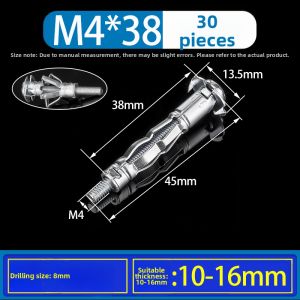 Yi Se Dian Zi | Zinc-plated Hollow Wall Anchor Screw