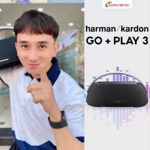 Loa Bluetooth Harman Kardon Go + Play 3 HKGOPLAY3 - Hàng chính hãng - Thiết kế nhỏ gọn âm thanh mạnh mẽ thời gian chơi nhạc lâu hơn công suất 160W