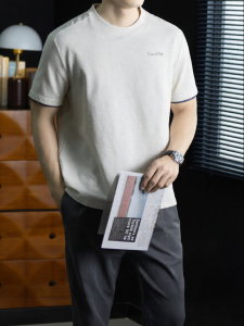 CAMAT KILLY | Luxurious Mens Short Sleeve Contrasting Colors T-Shirt