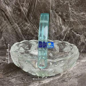 Keranjang Permen Kristal Kaca Candy Jar Mewah Import Souvenir Dekorasi Rumah