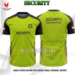 BAJU KAOS SECURITY TERBARU/BAJU KAOS SATPAM MURAH/GRATIS NAMA DAN LOGO SATUAN PENGAMANAN SATPAM/KAOS SECURITY