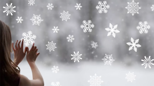 60PCS  Stickers Glass  Xmas Winter Mural Home Decoration Shopwindow Ornament Christmas Window Stickers Wall Art Snow Flakes Decals