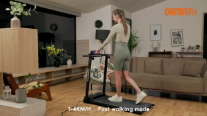 OneTwoFit Treadmill Foldable Treadmill 2.5HP Electric Treadmill 10km/h Treadmill for Home Gym Sports