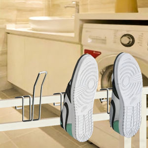 10 Stainless Steel Multifunctional Shoe Hooks For Easy Drying Saving Storage And Organizing Space
