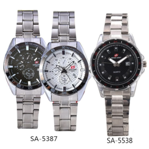 Swiss Army - Jam Tangan Wanita 5538L-Tgl-Body Silver/White Dial-Stainless Stell Band - 4UStore