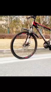 Chân chống 2 chân cho xe đạp hợp kim thép lắp gắn giữa 037A có điều chỉnh 36-40cm cho bánh xe 24 đến 29inch - KAVISOTA