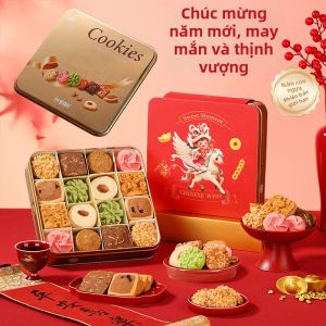 YOTIME | Hộp Quà Bánh Quy Hạnh Nhân Bơ