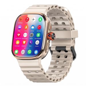 Đồng Hồ Thông Minh M99 Mini Với Màn Hình AMOLED 2.29 Inch Mạng 5G LTE Hệ Điều Hành Android 13.0 Cảm Ứng Touch ID 190 °   Camera Xoay Thiết Bị Theo Dõi Giấc Ngủ Và Nhịp Tim