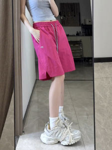 Quần Short Thể Thao Nhanh Khô Ice Silk Mùa Hè Cho Nam Và Nữ Quần Chạy Bộ Thể Thao Mỏng Năm Điểm Cạp Vừa Thoải Mái Thoáng Khí