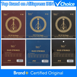 IRIN | IRIN Oud Strings Set U-Series 10/11/12 Strings Turkey Oud Arab Lute Strings Nylon+Silver-Plated Copper Alloy Winding PU Coating