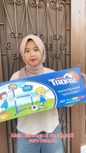 Mainan Anak 777-562(YD2588T-5) TWO IN ONE SPORT SOCCER & BASKETBALL Mainan Ring Basket Gawang Bola