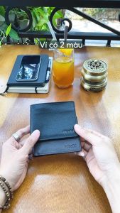 Ví nam ngang da bò Danny Vicobi N4 đựng được các loại giấy tờ tùy thân cũ và mới