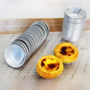 Disposable Egg Tart Tin Foil Tray Baking Oven Home Use Baking Tool Cake Mold One Time Use Egg Tart Skin Foil Cup Kitchen Tools