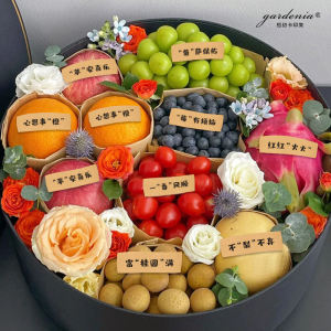 {Zhichu} Minimalist Fruit Gift Box Stickers Logo Self-Adhesive Custom Fruit Category Name Label In Stock Printing
