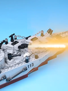 1000Pcs Ww2 Warship Building Blocks Toys Model LegoINGlys BattleShip