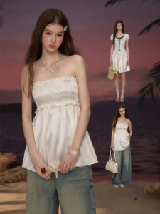 Unifree | Strapless Foldable High Waist Midi Skirt