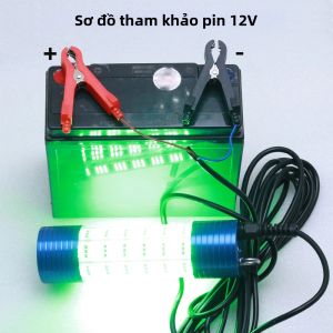 Đèn Câu Cá Chống Nước 12V 150W Tất Cả Các Thiết Bị Chiếu Sáng Bằng Kim Loại Chịu Điện Áp Cao Dành Cho Câu Cá Đêm Câu Cá Chuyên Nghiệp