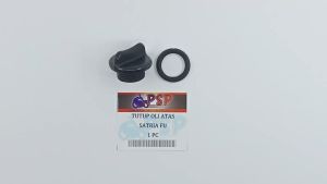 Tutup Oli Mesin SATRIA FU & O RING (PSP) - HITAM