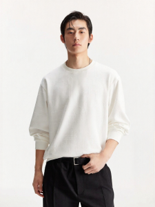 Jack Jones | 3D Pattern Minimalist Mens Sweatshirt