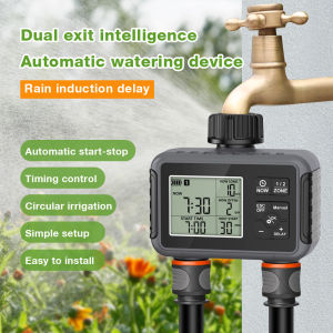 1/2/3-Outlet Smart Water Timer Intelligent Irrigation Watering System Sprinkler Programmer Watering Equipment for Lawn Garden