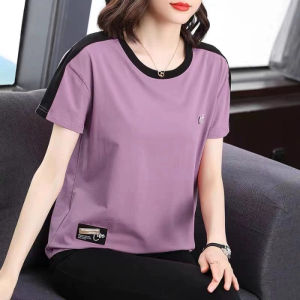 HUAXUNRAN | Womens Fashion Short Sleeve T-shirt for Middle-aged Women Loose Fit Summer Clothing