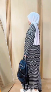 HAFZA BATWING BY SAVNA | HILAYA DRESS | ABAYA KAOS SALUR BATWING TERBARU
