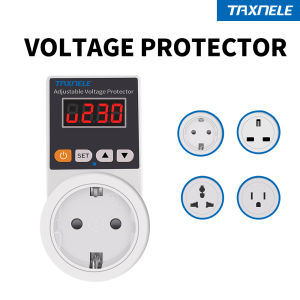 Automatic Socket  Voltage Protector AC 220V Adjustable 16A Power Surge Protector EU UK US Plug Socket Voltage Safe Refrigerator Protect