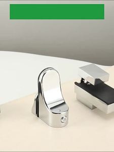 4 Pcs Adjustable Metal Glass ClampsWood/Glass Shelf BracketsWall Mount Floating ClipAnti-Slip Support ShelvesPartition Clamp