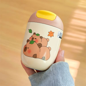 Portable Mini Insulated Coffee Cup for Women Cute Animal Pattern Stainless Steel Water Bottle without Handle 230ml Capacity