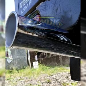 KNALPOT BRONG HKS CHROME TRUK MOBIL SUARA RACING BASS SOLAR BENSIN