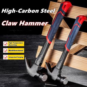 Multifunctional Claw Hammer Ramshorn Nail Hammer Engineering Handle Lightweight Portable Carpentry Window Breaking Hand Tools
