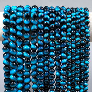 Natural Stone Tiger Eye Multiple Colors Loose Beads 8/10/12mm For Jewelry Making Charm Bracelet Necklace DIY Accessories