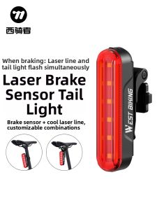 West Biking | Smart Brake Sensor Tail Light