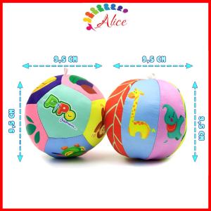 Bóng vải nhiều màu sắc cho bé có lục lạc vui tai PipoVietnam
