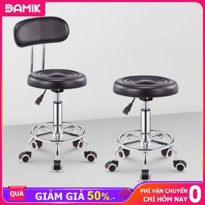 DAMIK-Ghế múi xoay dùng cho spa nail phun xăm Ghế cắt tóc